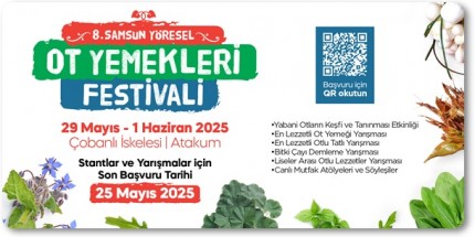 8. Samsun Yöresel Ot Yemekleri Festivali Başlıyor